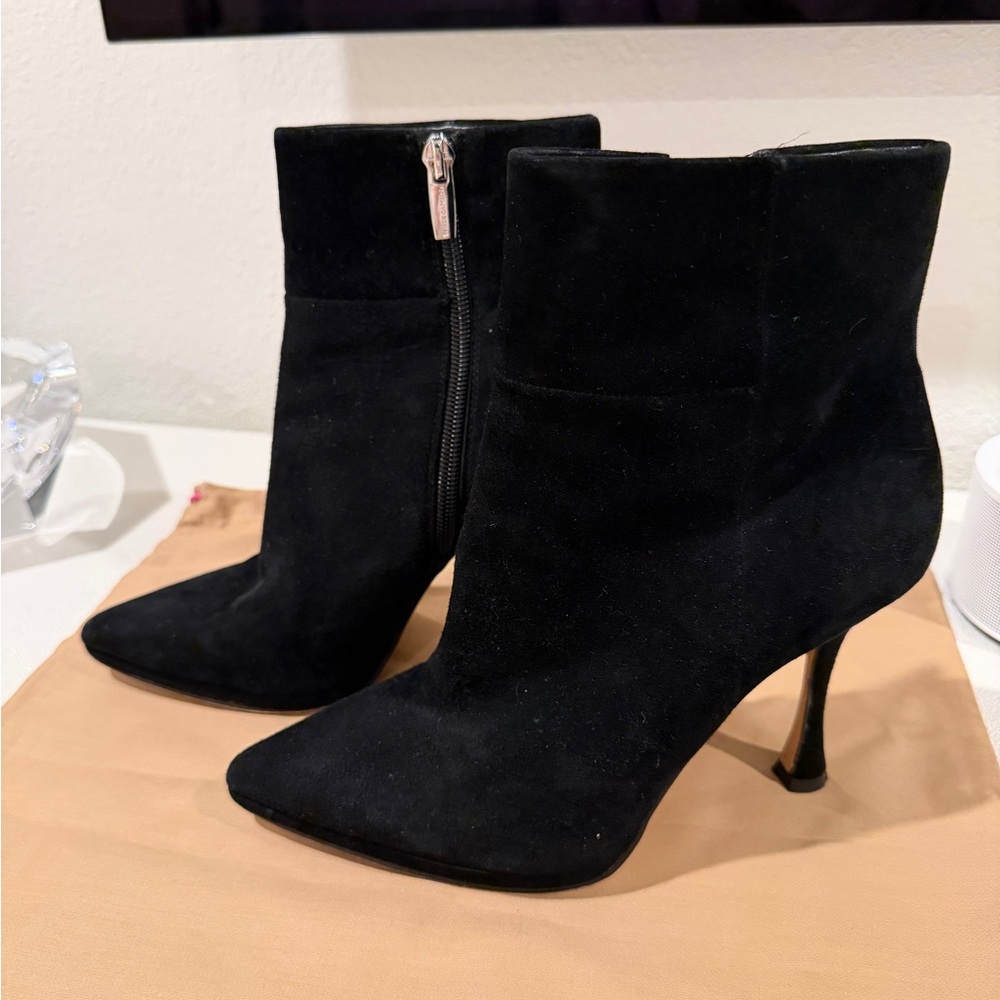 Black Suede Ankle Boots